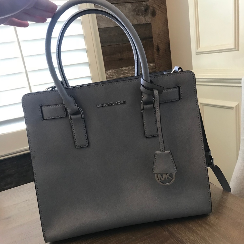 Large grey Micheal Kors purse